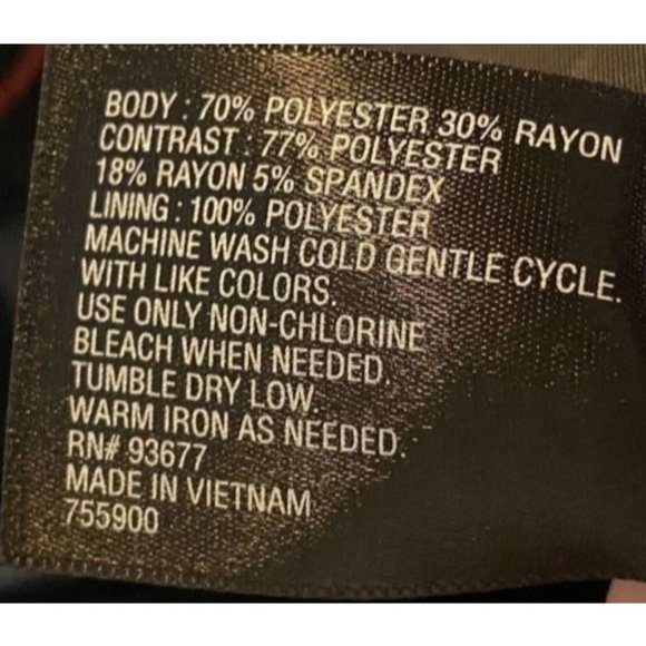 Worthington Fit & Flare Mini Skirt Check Pattern Dark Brown & Black Women Size 6 - Picture 3 of 10